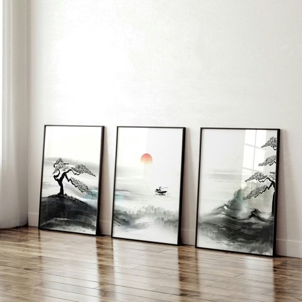 Pictures For Office Walls | Set of 3 wall art prints