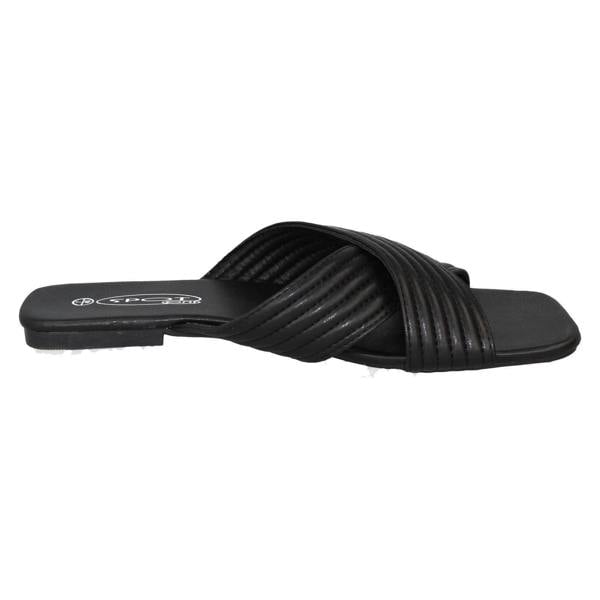 Spot On Ladies Spot On Flat Wide Fit Sandals F00400