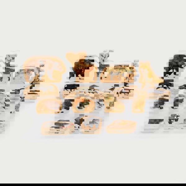 tickit Wooden Forest Animal Blocks