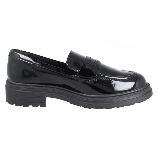 Clarks Ladies Clarks Chunky Sole Piped Trim Loafer Shoes Orinoco3 Edge