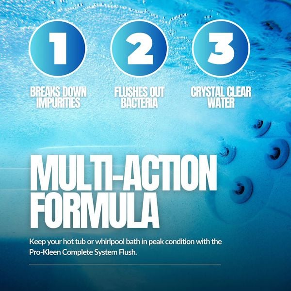 ProKleen 10L of Pro-Kleen Hot Tub & Whirlpool Complete System Flush Cleaner