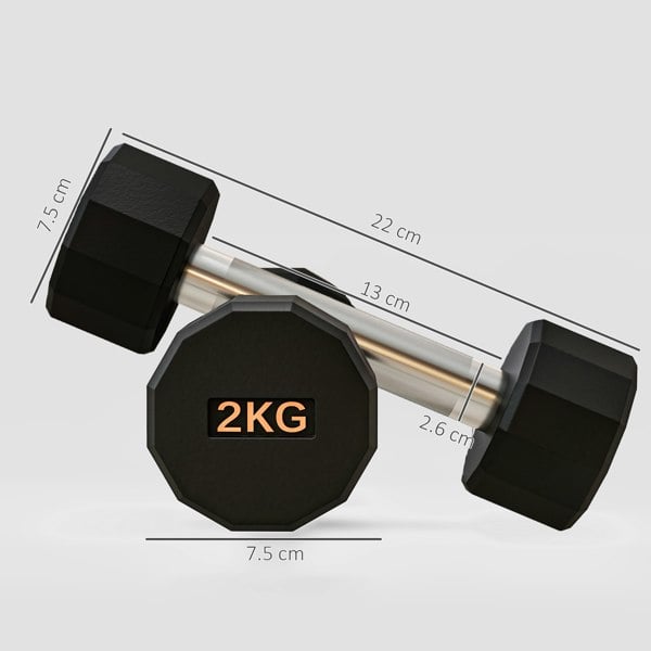 Rubber Dumbbell
