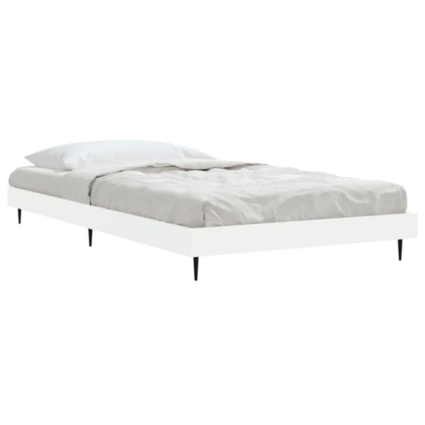 Berkfield Bed Frame White 90x200 cm Engineered Wood