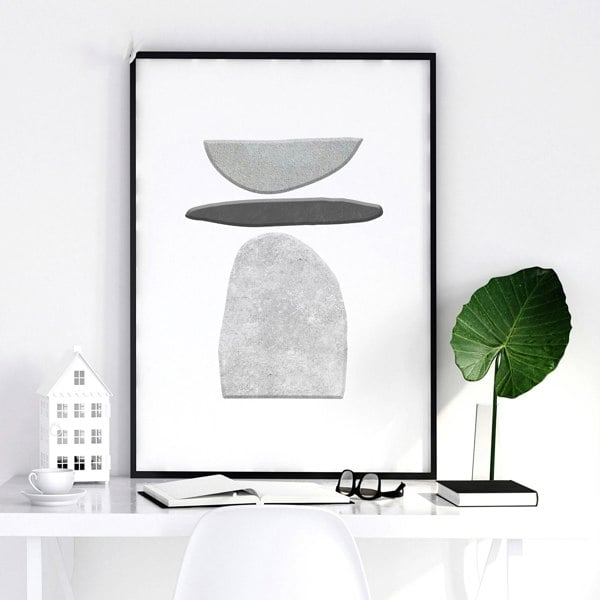 Artwork For Home Office | Set of 3 wall art prints