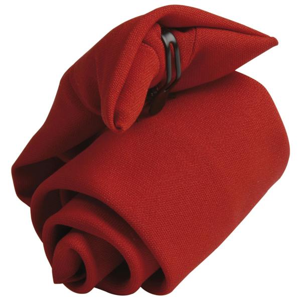 Premier Tie - Mens Plain Workwear Clip On Tie - Red
