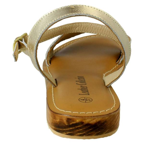 Leather Collection Ladies Leather Collection Summer Weather Sandals F00453