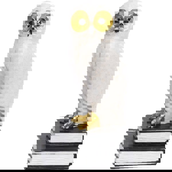 Maison des Cadeaux Wise White Owl Bookends