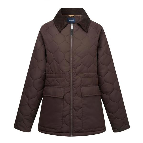 Regatta Womens/Ladies Amira Quilted Padded Jacket - Dark Chocolate - 