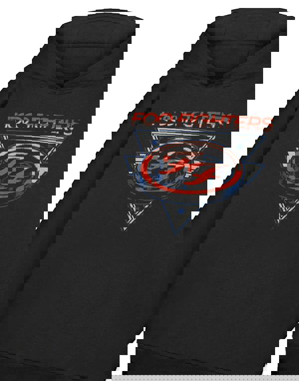 Foo Fighters Unisex Kids Black Triangle Stars Kids Hoodie