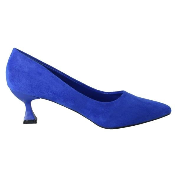 Anne Michelle Ladies Anne Michelle Microfibre 6cm Heeled Court Shoes F90124