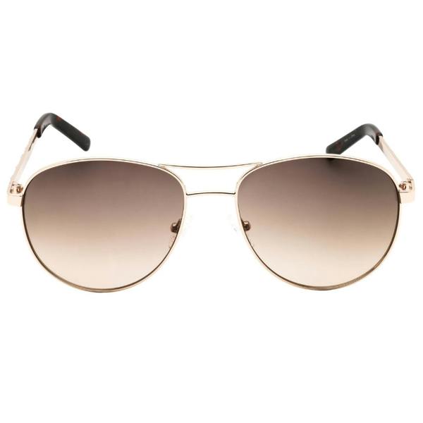 Guess Factory Gf0408 32F Gold / Gradient Brown Sunglasses Female 61X18X135 One Size
