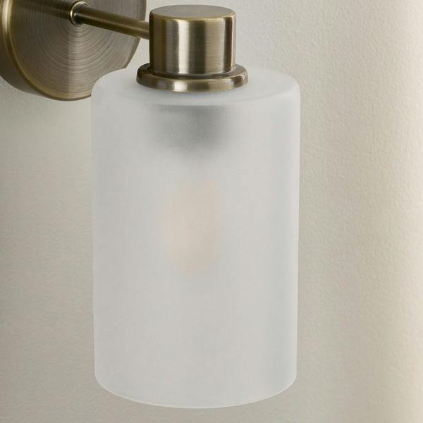 Pagazzi Lighting Kingsholm Antique Brass Wall Light