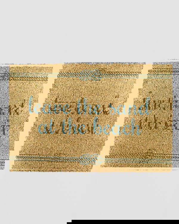 Leave The Sand At The Beach Doormat (60 x 40cm)