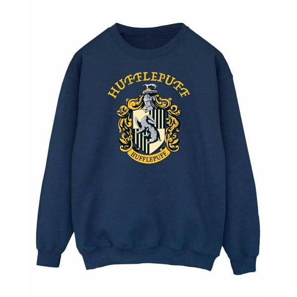 Harry Potter Mens Hufflepuff Sweatshirt - Navy Blue