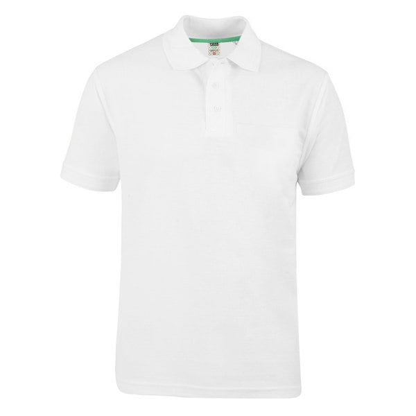 Duke Mens D555 Grant Pique Kingsize Polo Shirt - White