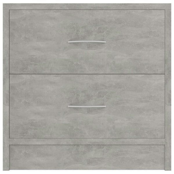 Berkfield Bedside Cabinet Concrete Grey 40x30x40 cm Engineered Wood