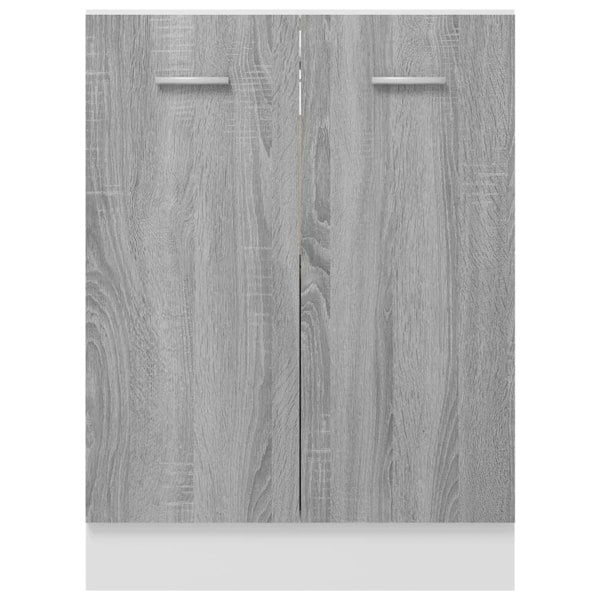 Berkfield Bottom Cabinet Grey Sonoma 60x46x81.5 cm Engineered Wood