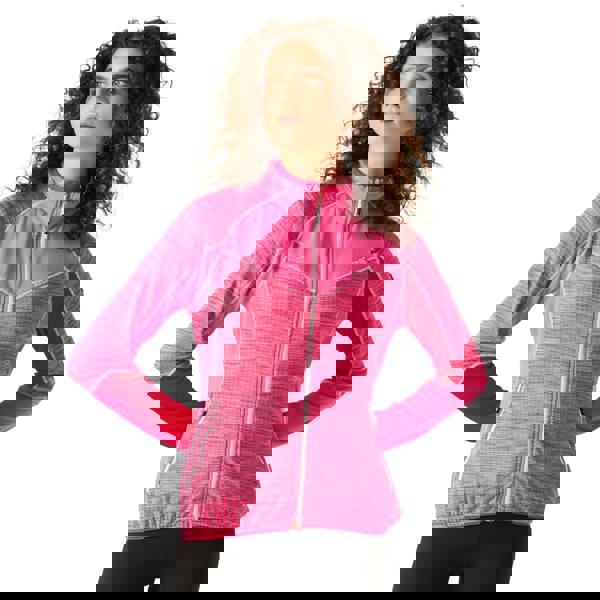 Regatta Womens/Ladies Hepley II Full Zip Fleece Jacket - Pink Potion/Flamingo Pink - 