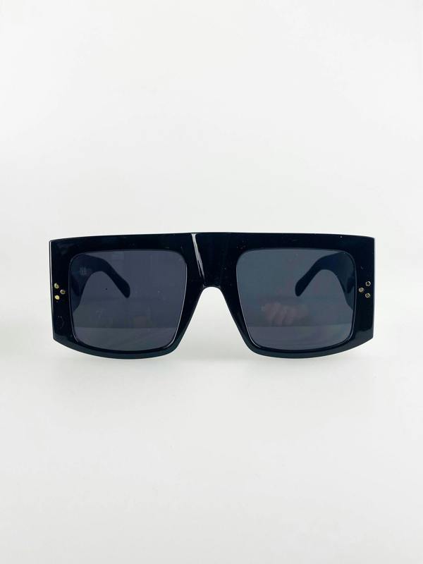 Oversized Wraparound Plastic Frame Sunglasses - svnx