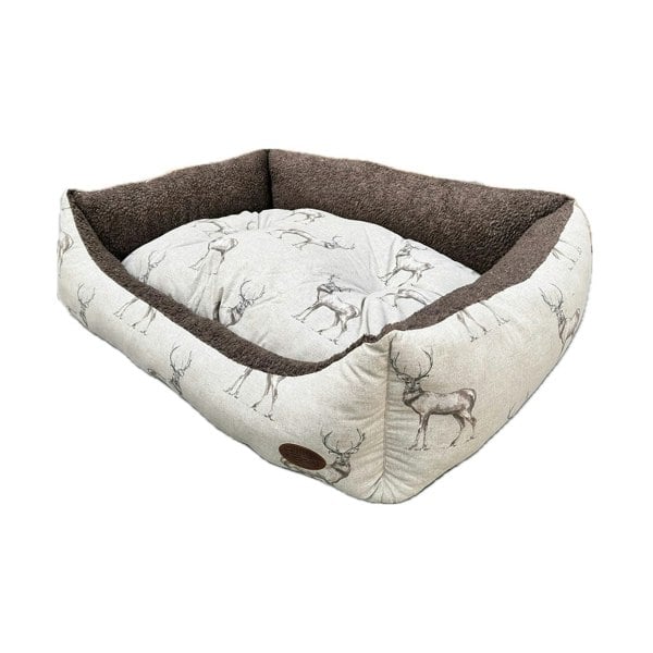 Snug and Cosy Pets Moorland Stag Rectangle bed