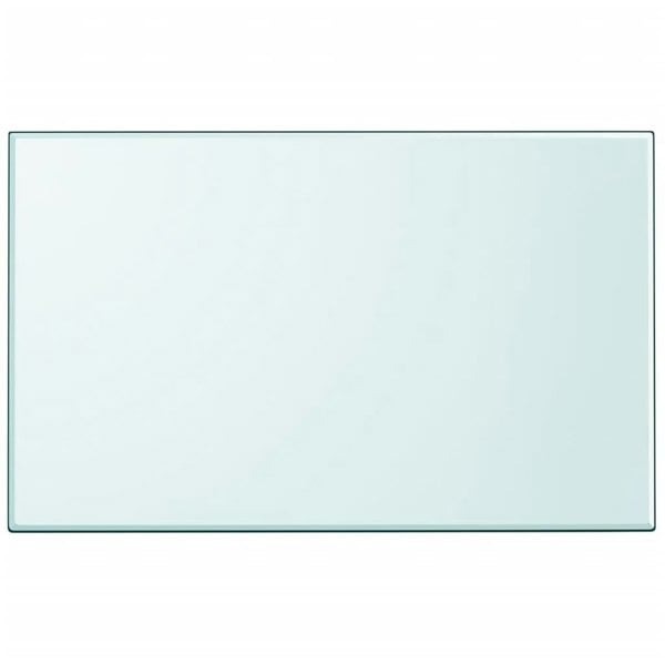 Berkfield Table Top Tempered Glass Rectangular 1000x620 mm