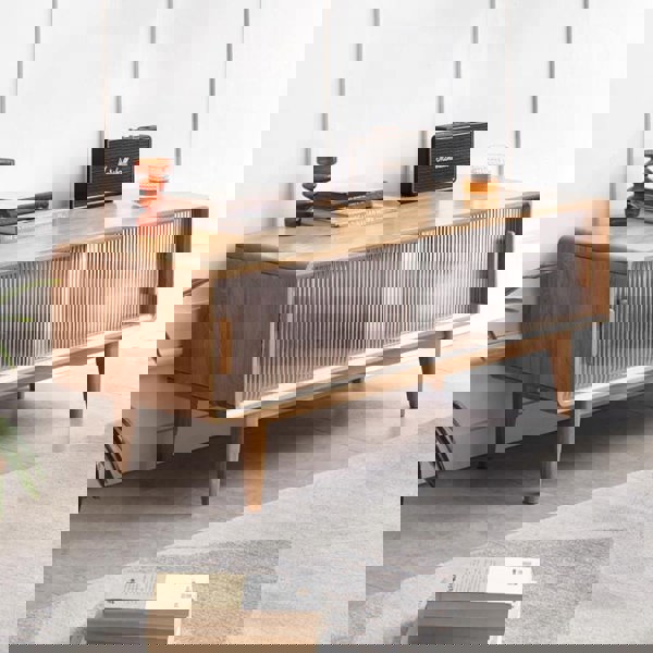 Kerry TV Stand, Light Oak-Weilai Concept-Weilai Concept