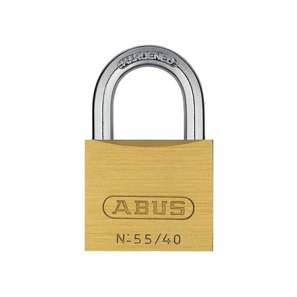 Abus Mechanical 55 Series Brass Padlock - Multi Colour - 