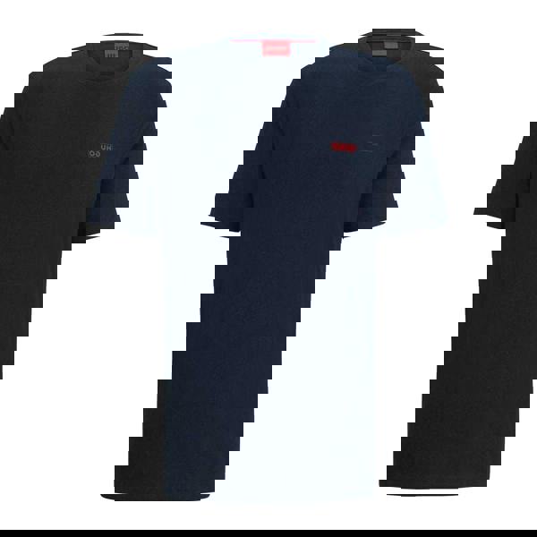 Hugo Mens Dero Logo T-Shirt - Navy - 