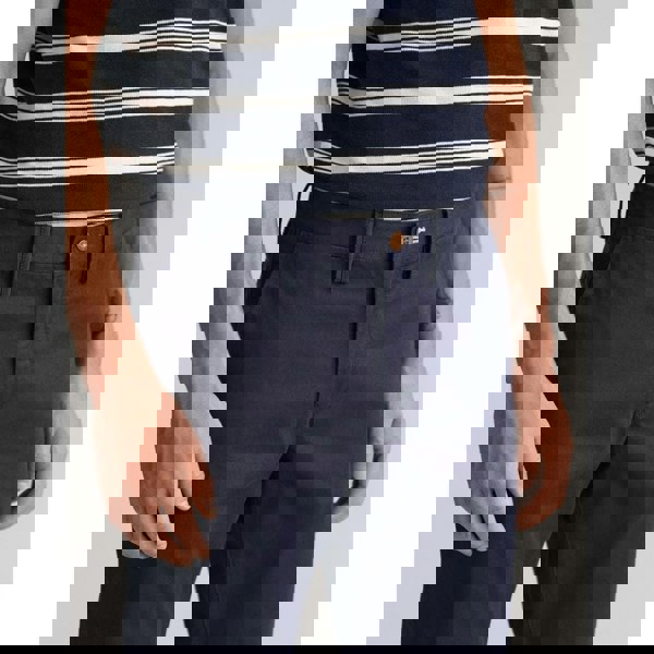 GANT Mens Slim Fit Twill Chinos - 410 Marine