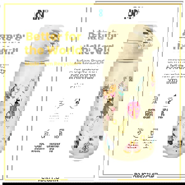 ION8 Leak Proof Kids Water Bottle, Recyclon, Bugs Life, 350ml (12oz)