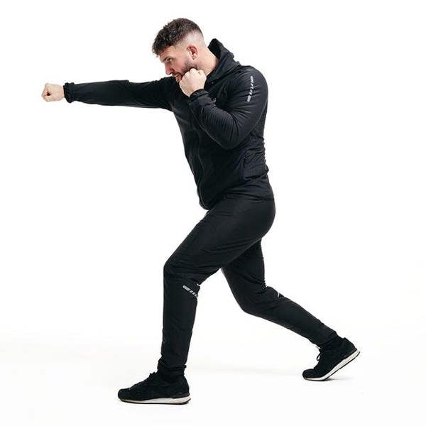 RDX Sports CLOTHING SAUNA SUIT H2 BLACK PLUS