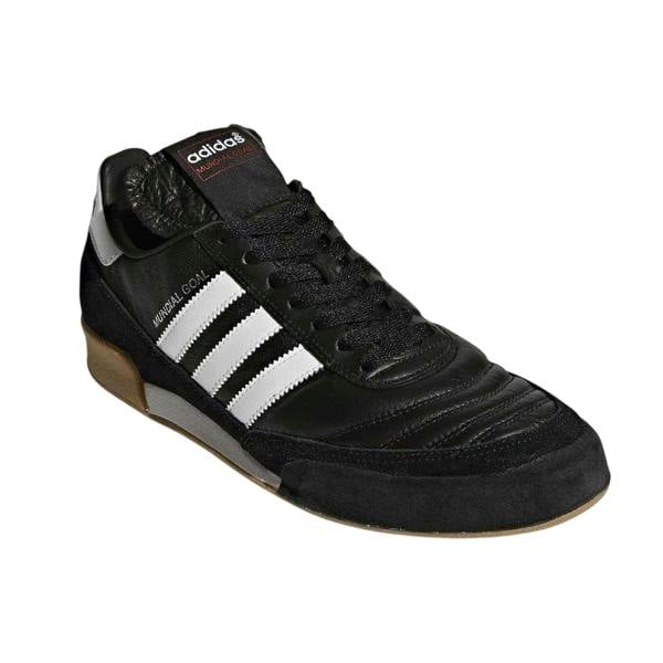 Adidas Mens Mundial Goal Leather Indoor Football Shoes - Black - 