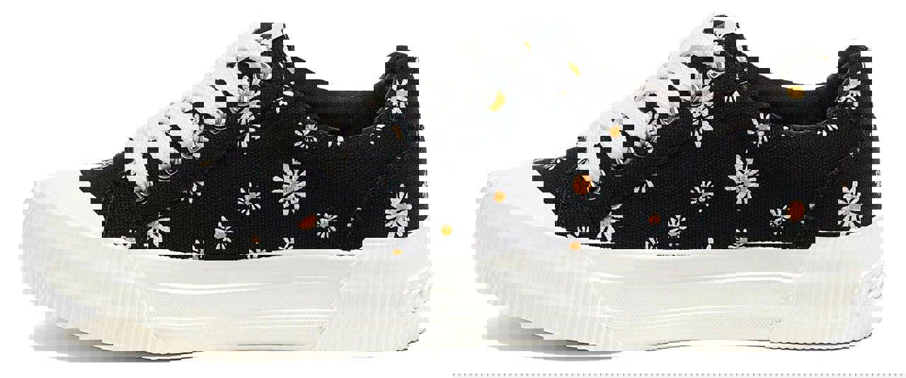 Rocket Dog Cheery Womens Casual Lace Up Canvas Pumps Shoes Trainers