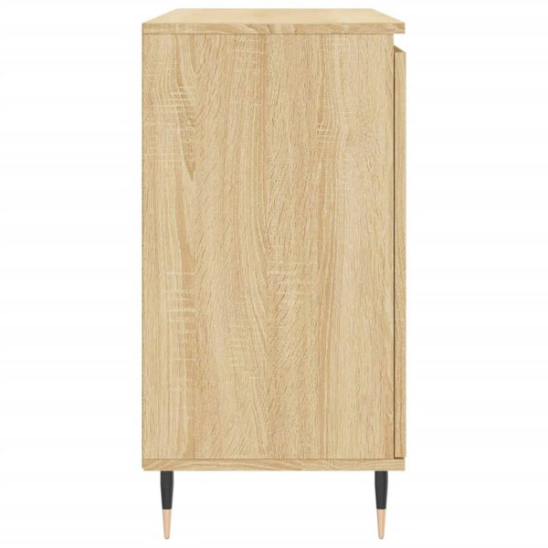 Berkfield Sideboard Sonoma Oak 104x35x70 cm Engineered Wood