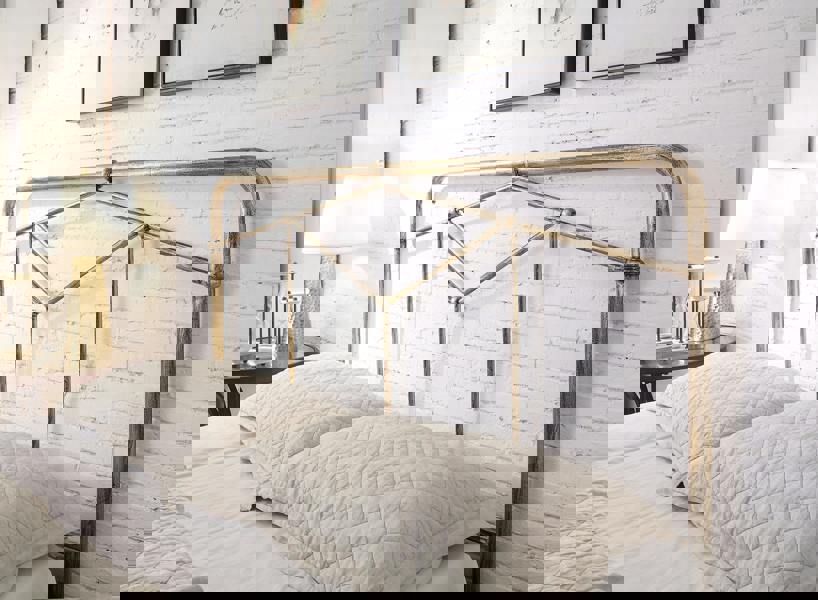 Flintshire Furniture Axton 5ft Antique Bronze Metal Bed Frame