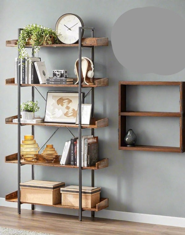 Modcraft Industrial 5 Tier Bookcase Shelving