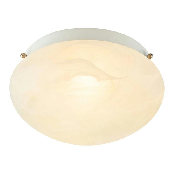 Traditional Alabaster Glass IP44 Bathroom Ceiling Lighting Fixture Image 4