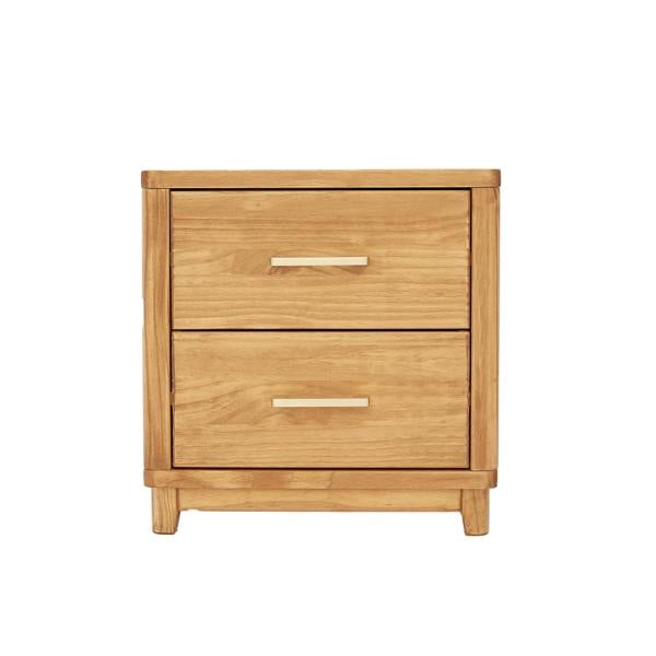 Cabinet Bits Grotti 2 Drawer  Bedside Table