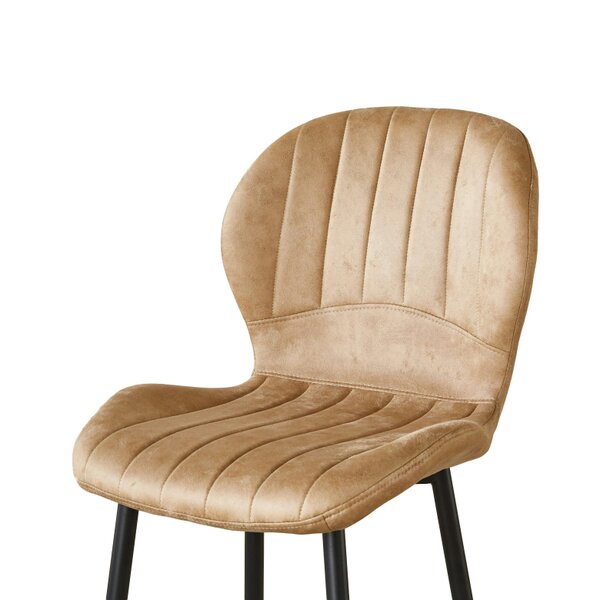 Outdoor Living Jaydn Distressed Leather Comfort Bar Stools