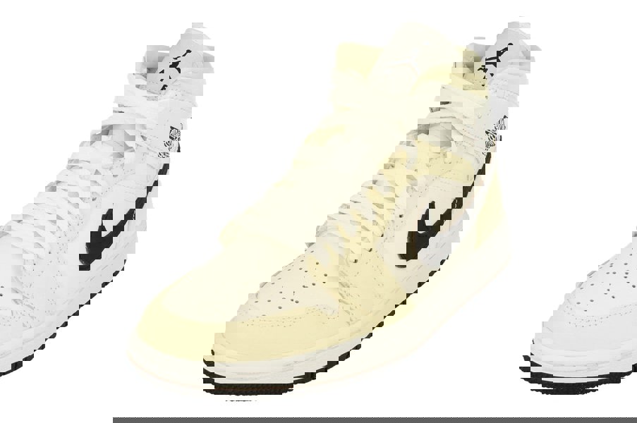 Nike Womens Air Jordan 1 Mid Trainers Bq6472  121 - Coconut Milk Black 121 - Photo 0