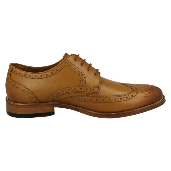 Clarks Mens Clarks Formal Brogue Detailed Shoes James Wing