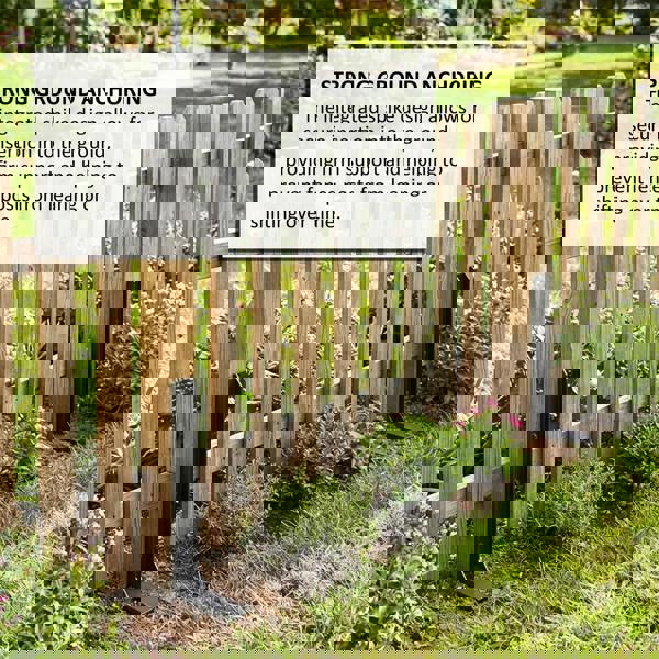 Nicoman Metal Fence Post Support Brackets