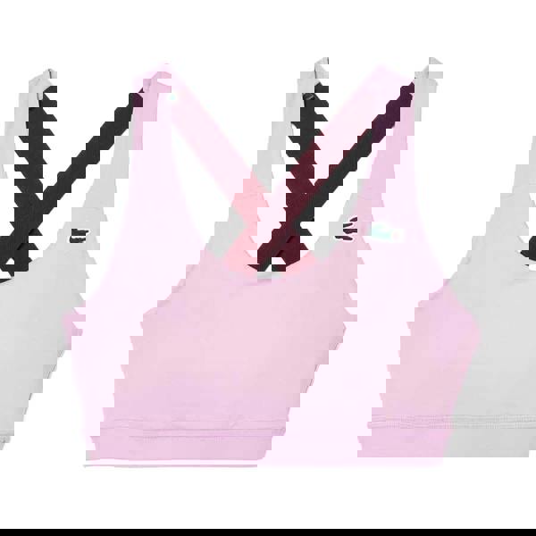 Lacoste Womens/Ladies Stretch Breathable Sport Bralette - Pink