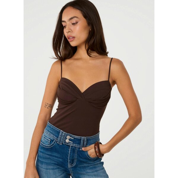 Pink Vanilla Bra Cup Bodysuit