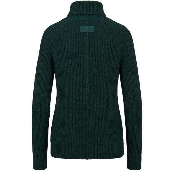 Boss Womens/Ladies Rib Knit Regular Raglan Pullover - Dark Green - 