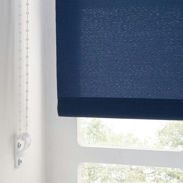 A.Unique Home Trimmable Daylight Roller Blind - 2FT - NAVY - 60cm(W) x 170cm(L)