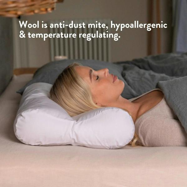 Putnams British Wool Contour Pillow - Anti-Snoring