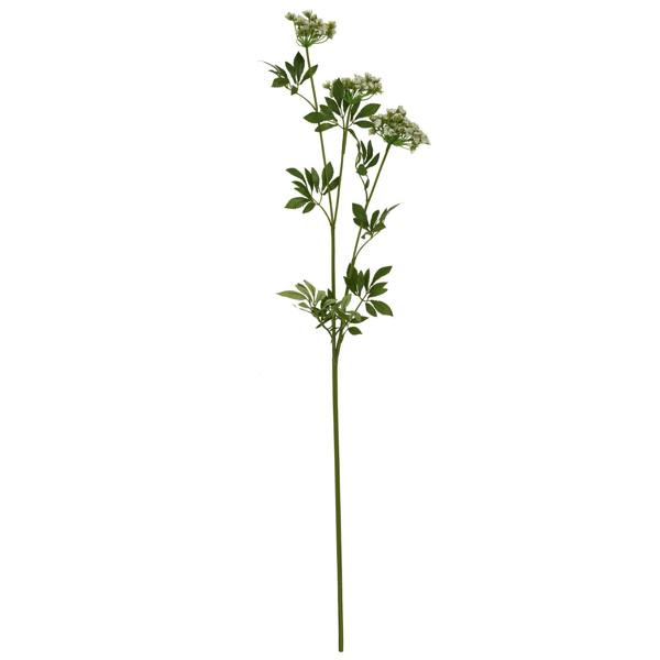 Wyld Haus Set of 3 Artificial Flowers Faux White Cow Parsley Ammi