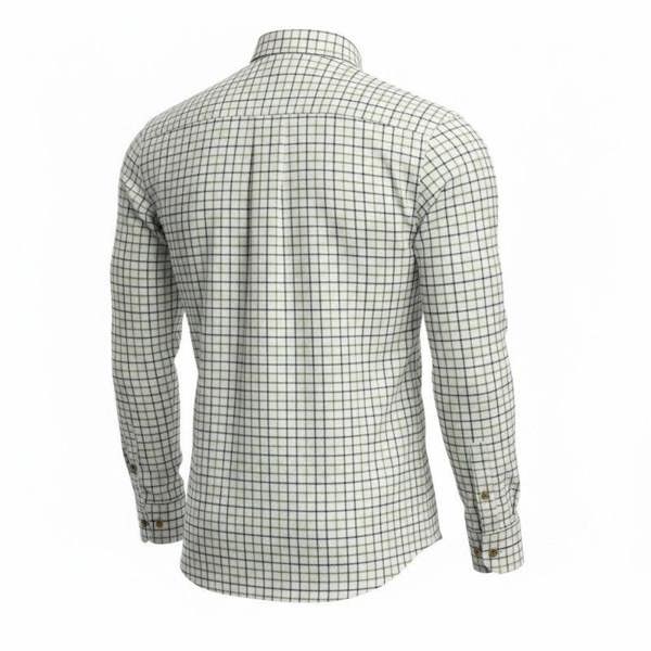 Rear view of Bonart Glastonbury Check Shirt for men