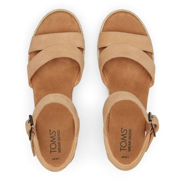 TOMS Audrey Espadrille Womens - Honey